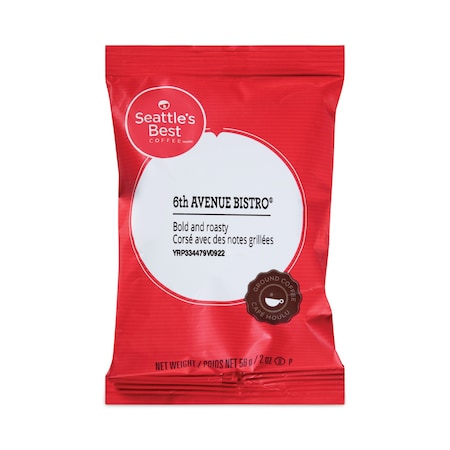 Seattles Best Coffee, 6th Avenue Bistro, Packet, Coffee, 2.1 oz, 72 PK 12420873